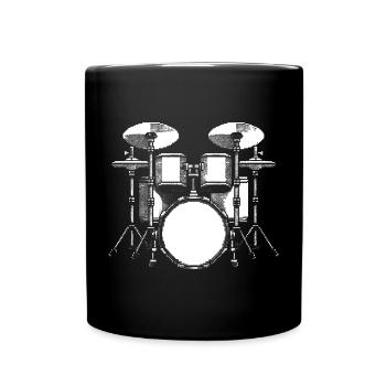 Graphiques de batterie - Mug uni - noir - Devant