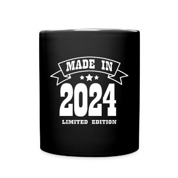 Vintage Vibes made in 2024 - Full Colour Mug - black - Front