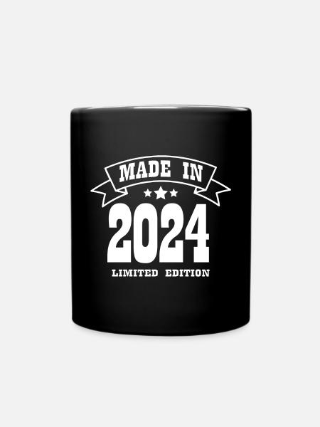 Vintage Vibes made in 2024 - Full Colour Mug - black