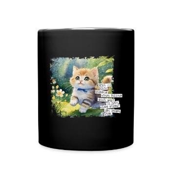 Ce que vous avez peut en avoir beaucoup - Chat - Mug uni - noir - Devant
