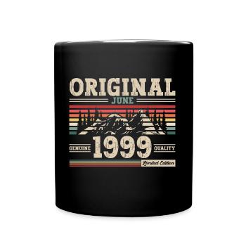 Original Juin 1999 Millésime 1999 Anniversaire 1999 - Mug uni - noir - Devant