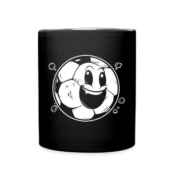 Football Cartoon Look - Mug uni - noir - Devant