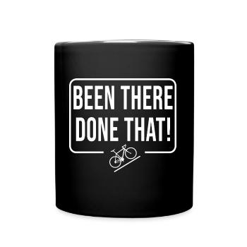 velo been there done that Mont Ventoux cyclisme - Full Colour Mug - black - Front