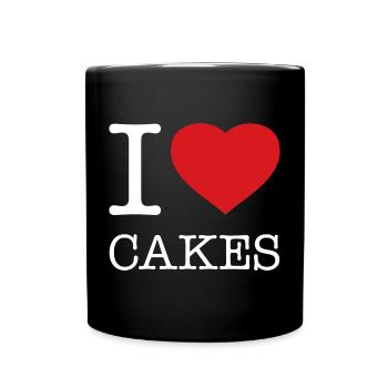 J’ADORE LES GÂTEAUX Gâteau - Mug uni - noir - Devant