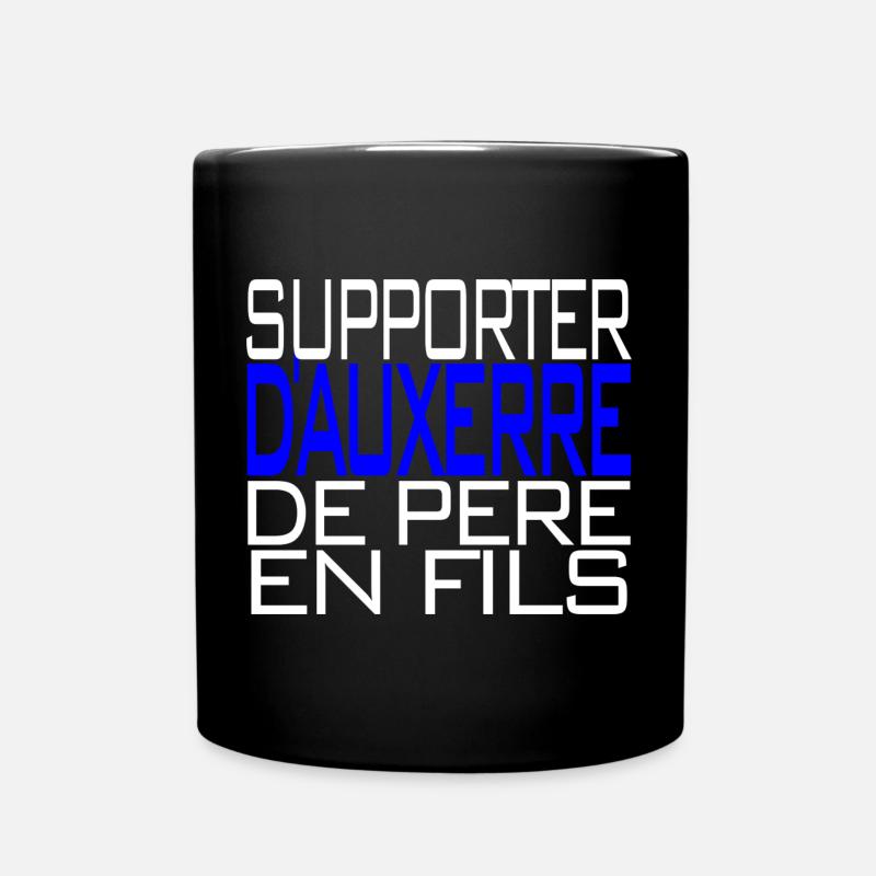 Supporter Auxerre Père et Fils - Mug uni - noir