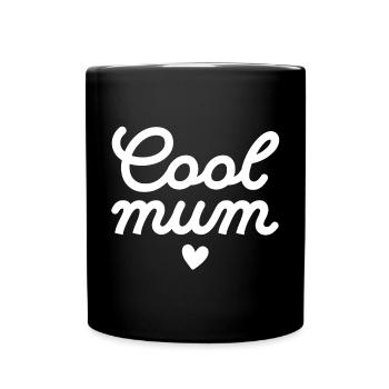 Conception de typographie sincère pour la fête des mères - Mug uni - noir - Devant