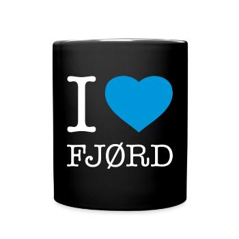 I LOVE FJORD - Full Colour Mug - black - Front