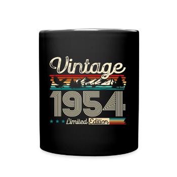 70. Geburtstag Legende Vintage 1954 Jahrgang 1954 - Tasse einfarbig - Schwarz - Vorne