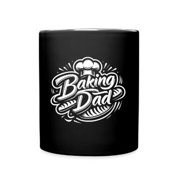 Pâtisserie papa cuisineur papa notre papa cuit - Mug uni - noir - Devant