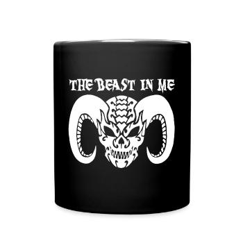 La bête en moi - Mug uni - noir - Devant