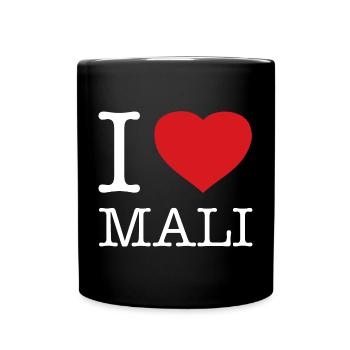 J’ADORE MALI - Mug uni - noir - Devant