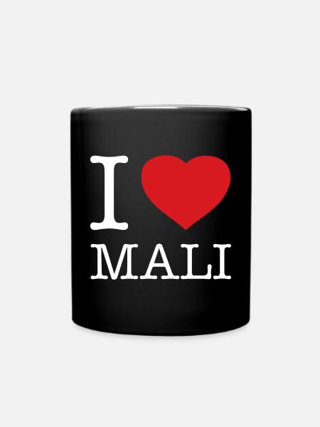 J’ADORE MALI - Mug uni - noir