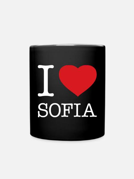 J’ADORE SOFIA - Mug uni - noir