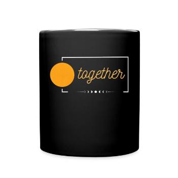 Motif du partenaire - mieux ensemble - Soleil - Mug uni - noir - Devant