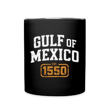 Gulf of Mexico Est 1550 Retro Vintage Design Gift - Mug uni - noir - Devant
