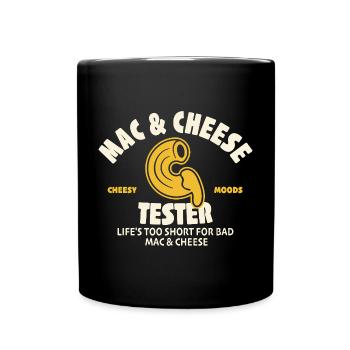 Mac & Cheese Tester - Tasse einfarbig - Schwarz - Vorne