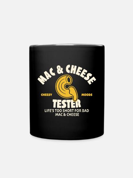 Mac & Cheese Tester - Full Colour Mug - black