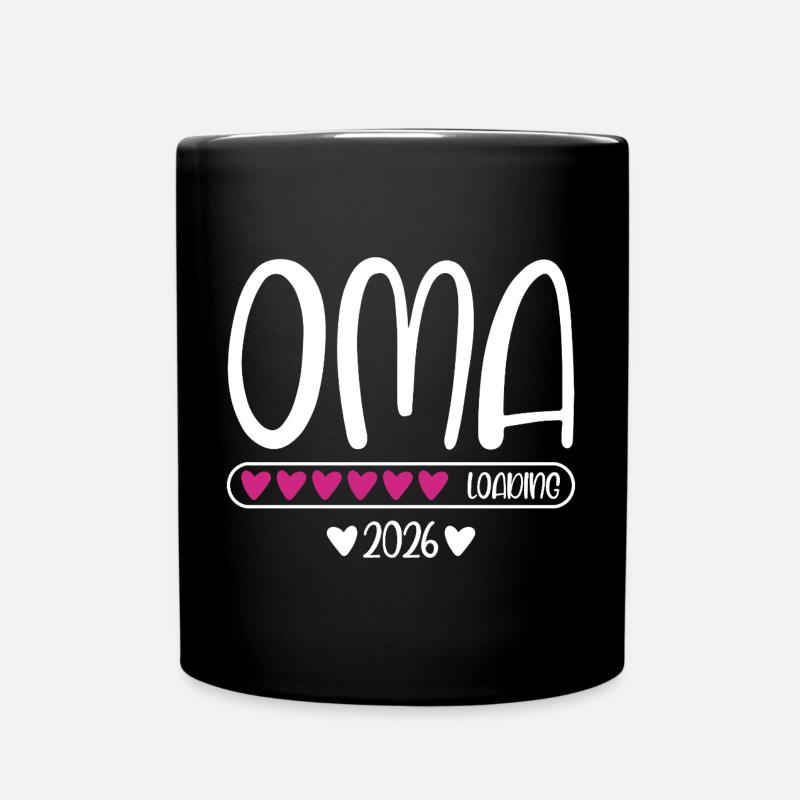 Oma 2026 loading - Tasse einfarbig - Schwarz