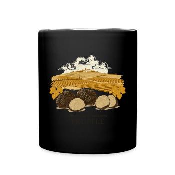 Festival de la truffe italienne - Mug uni - noir - Devant