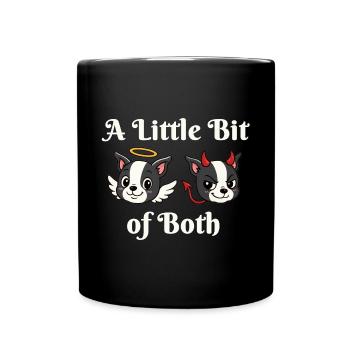 A Little Bit of Both - Full Colour Mug - black - Front