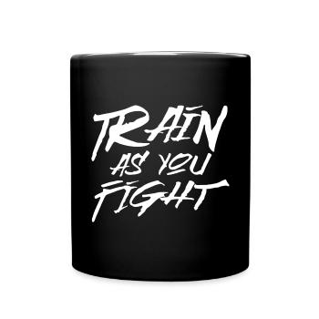 Entraînez-vous pendant que vous combattez - Mug uni - noir - Devant