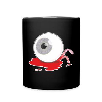 Augapfel - Tasse einfarbig - Schwarz - Vorne