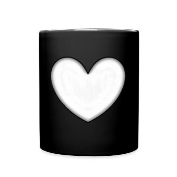 Cadeau de la Saint-Valentin La Saint-Valentin - Mug uni - noir - Devant