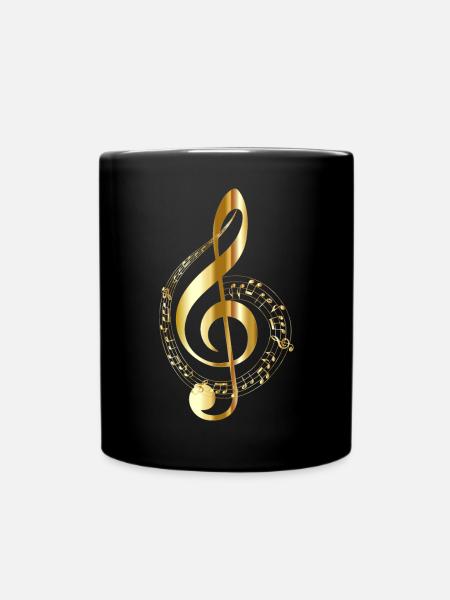 note de musique - Mug uni - noir