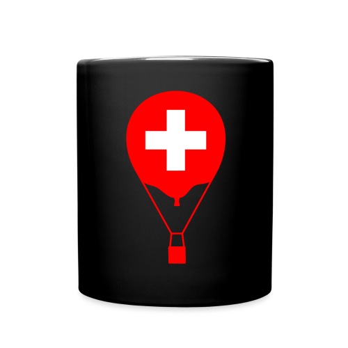 Gasballon i schweizisk design - Ensfarvet krus