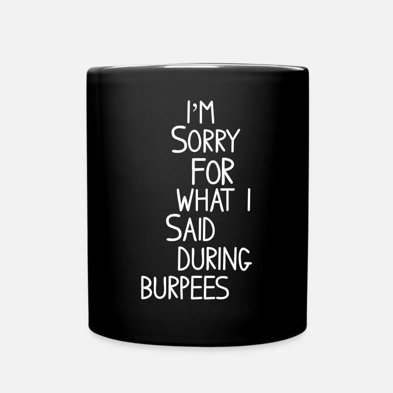 BURPEES - Tasse einfarbig - Schwarz