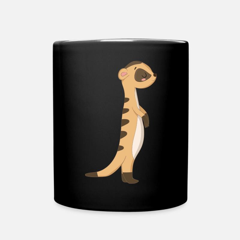 Suricate Manguste - Mug uni - noir