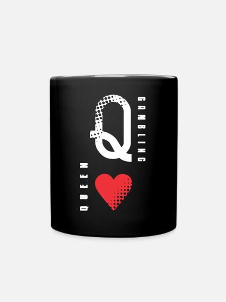 poker - Full Colour Mug - black