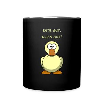 Duck good, all right! - puns - Full Colour Mug - black - Front