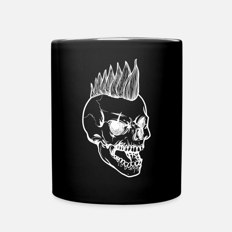 Blanc de crâne - Mug uni - noir