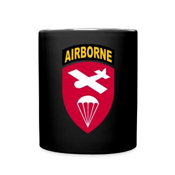 Vintage WWII - Airborne Command Special Operations - Full Colour Mug - black - Front
