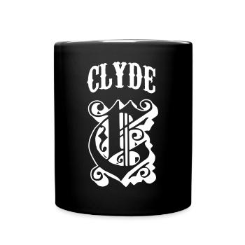 BONNIE & CLYDE Partnerlook - Tasse einfarbig - Schwarz - Vorne