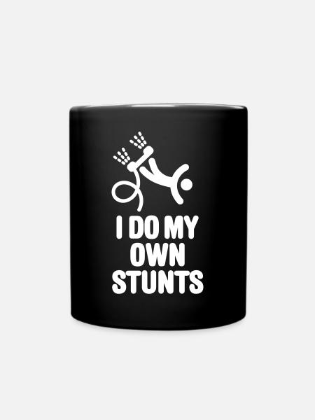 I do my own stunts Lustige Flyboard Flyboarding - Tasse einfarbig - Schwarz