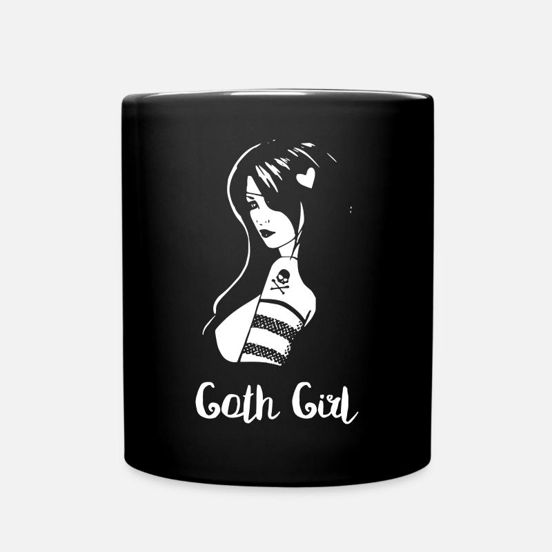 Goth Girl - Tasse einfarbig - Schwarz