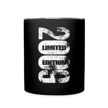 Limited Edition 2009 Birthday 2009 born Retro - Full Colour Mug - black - Front