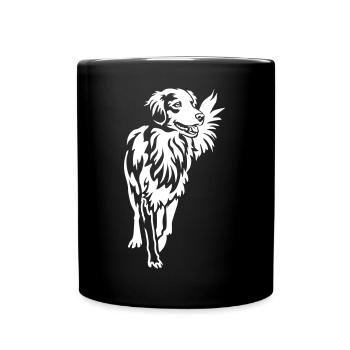 Duck tolling Retriever "Black Edition" - Full Colour Mug - black - Front