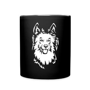 Harzer Fuchs Head "Black Edition" - Full Colour Mug - black - Front