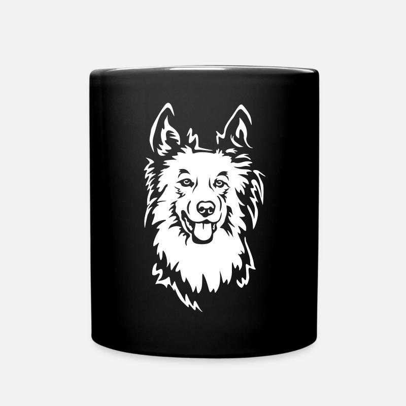 Harzer Fuchs Kopf "Black Edition" - Tasse einfarbig - Schwarz