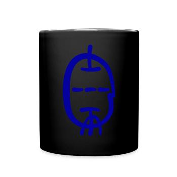 Calligraphic Style Triode - Full Colour Mug - black - Front