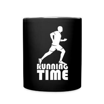 Icône de temps d’exécution Icône du logo Illustration graphique - Mug uni - noir - Devant