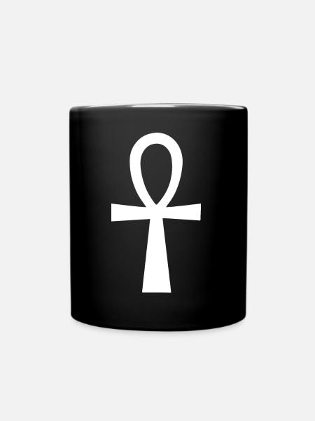 Hieroglyphs - Tasse einfarbig - Schwarz