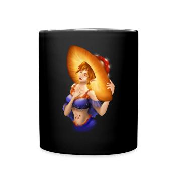 Fairy Autumn - Tasse einfarbig - Schwarz - Vorne