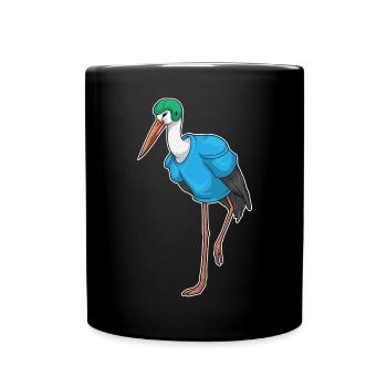 Sports de football américain à Stork - Mug uni - noir - Devant