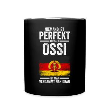 Ostdeutschland Ossi Deutschland DDR - Tasse einfarbig - Schwarz - Vorne