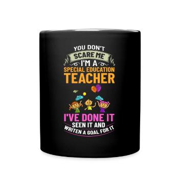 Special education Special education Promoting special needs - Full Colour Mug - black - Front