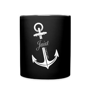 Juist - Tasse einfarbig - Schwarz - Vorne
